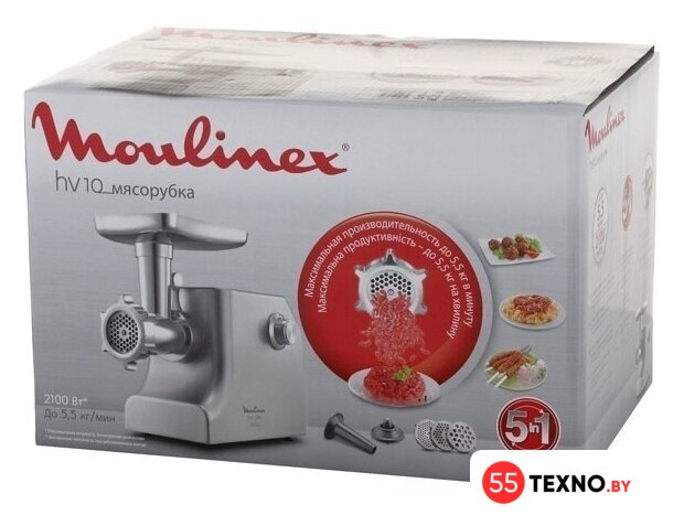 Мясорубка Moulinex HV10 ME856D32 - Изображение №10 — Интернет-магазин 55texno.by