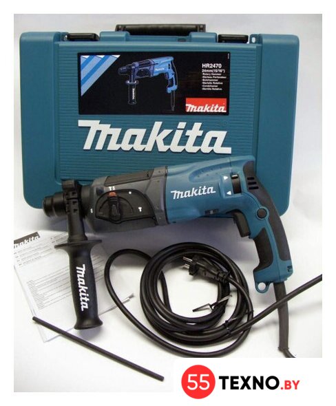 Перфоратор Makita HR 2470 - Изображение №2 — Интернет-магазин 55texno.by