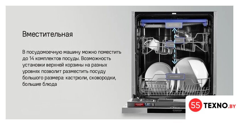 Встраиваемая посудомоечная машина MAUNFELD MLP-123D Light Beam - Изображение №24 — Интернет-магазин 55texno.by