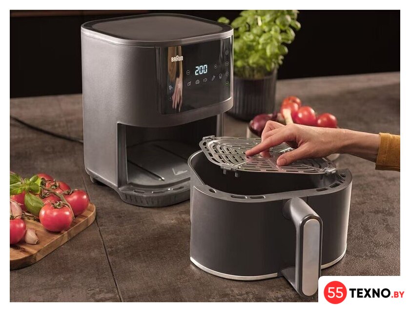 Аэрогриль (аэрофритюрница) Braun MultiFry 3 HF 3030 - Изображение №5 — Интернет-магазин 55texno.by