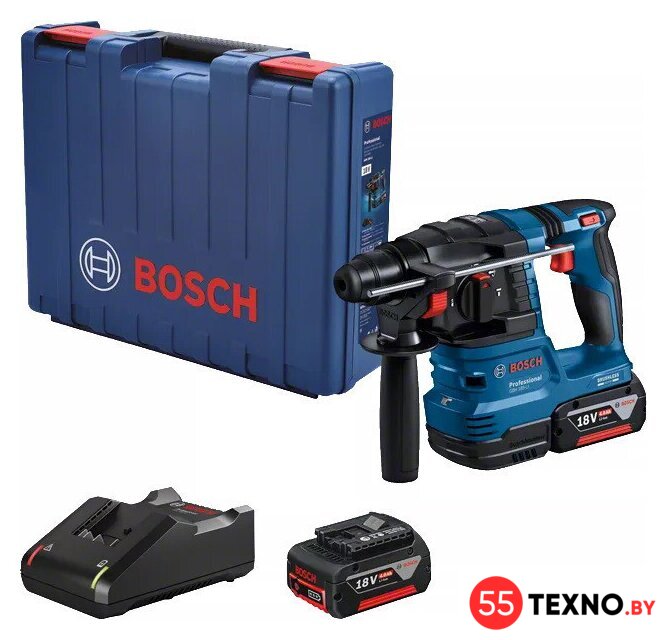 Перфоратор Bosch GBH 185-LI Professional 0611924021 (с 2-мя АКБ, кейс) - Изображение №1 — Интернет-магазин 55texno.by