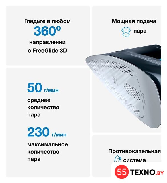 Утюг Braun TexStyle 9 SI9188EBK - Изображение №8 — Интернет-магазин 55texno.by