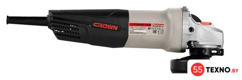 Угловая шлифмашина Crown CT13497-125C - Изображение №3 — Интернет-магазин 55texno.by