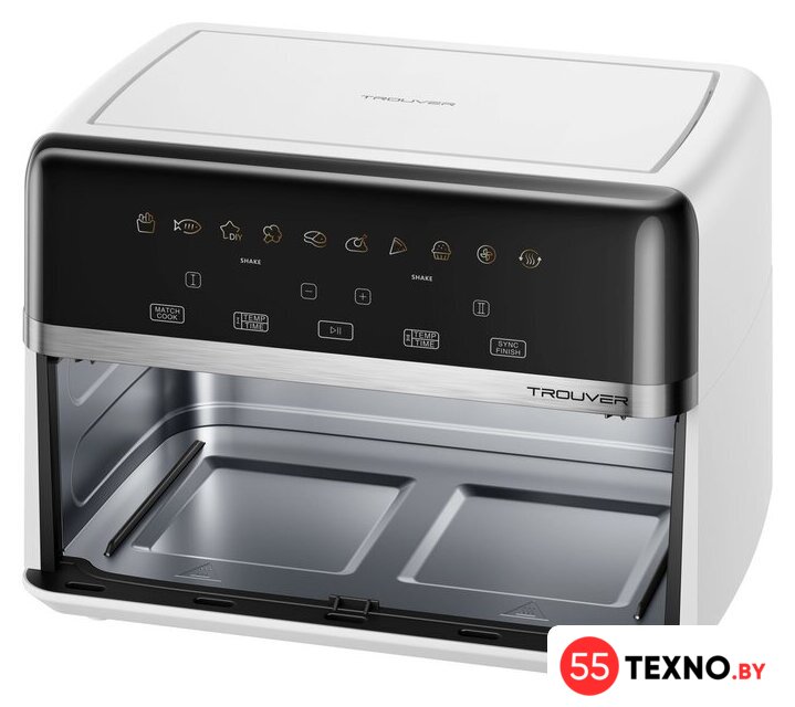 Аэрогриль (аэрофритюрница) Trouver FD20s Pro White (белый) - Изображение №4 — Интернет-магазин 55texno.by