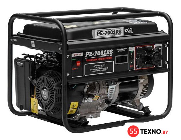 Бензиновый генератор ECO PE-7001RS (black edition) - Изображение №1 — Интернет-магазин 55texno.by