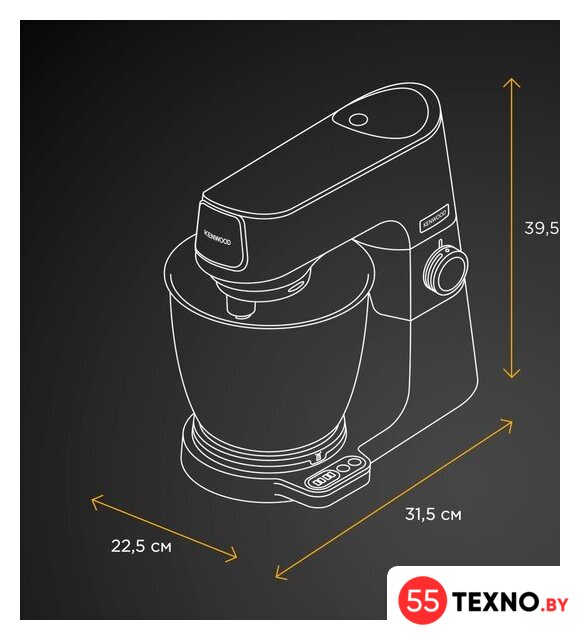 Кухонная машина Kenwood Titanium Chef Baker XL KVL65.001WH - Изображение №16 — Интернет-магазин 55texno.by