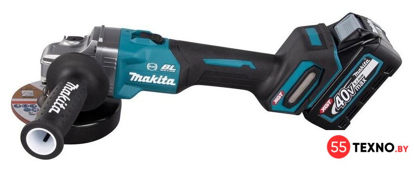 Угловая шлифмашина Makita GA005GM201 (с 2-мя АКБ) - Изображение №11 — Интернет-магазин 55texno.by