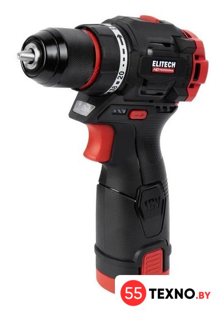 Дрель-шуруповерт ELITECH HD Professional CD 16L2 E2201.039.01 HD (с 2-мя АКБ, кейс) - Изображение №1 — Интернет-магазин 55texno.by