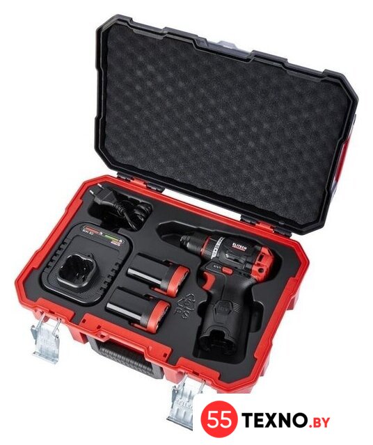 Дрель-шуруповерт ELITECH HD Professional CD 16L2 E2201.039.01 HD (с 2-мя АКБ, кейс) - Изображение №9 — Интернет-магазин 55texno.by