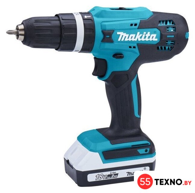 Ударная дрель-шуруповерт Makita HP488D006 (с 2-мя АКБ, кейс) - Изображение №3 — Интернет-магазин 55texno.by
