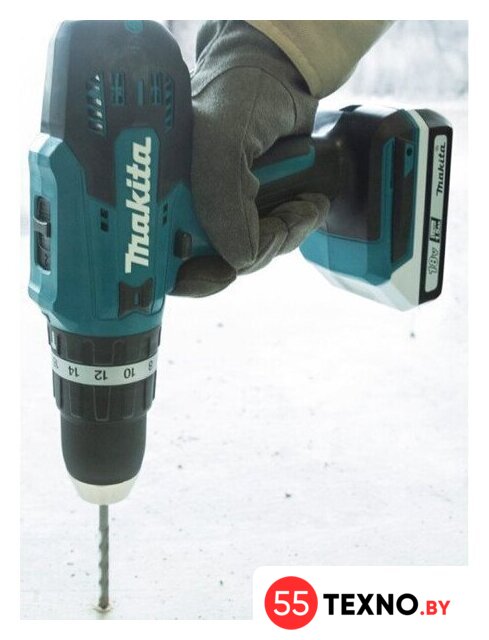 Ударная дрель-шуруповерт Makita HP488D006 (с 2-мя АКБ, кейс) - Изображение №7 — Интернет-магазин 55texno.by