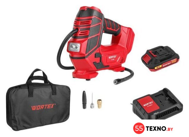 Автомобильный компрессор Wortex CTI 1811 ALL1 1325446 (с 1-им АКБ) - Изображение №1 — Интернет-магазин 55texno.by