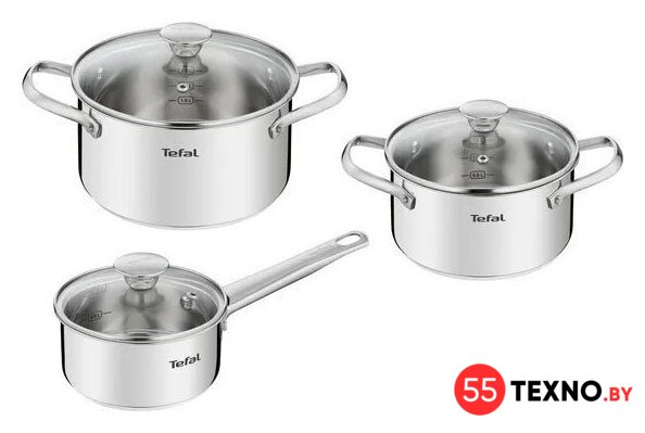Набор кастрюль Tefal Cook Eat B921S604 - Изображение №1 — Интернет-магазин 55texno.by