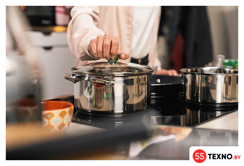 Набор кастрюль Tefal Cook Eat B921S604 - Изображение №11 — Интернет-магазин 55texno.by