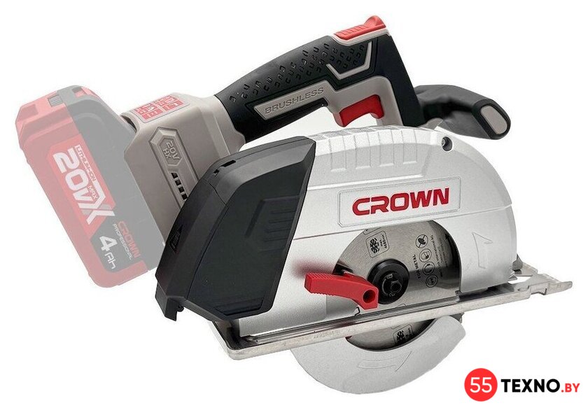 Дисковая (циркулярная) пила Crown CT25040-150HX (без АКБ) - Изображение №2 — Интернет-магазин 55texno.by