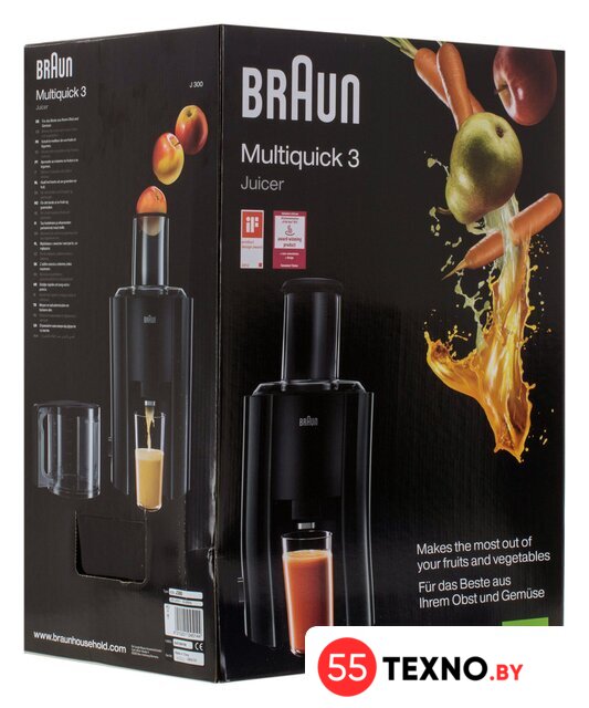 Соковыжималка Braun Multiquick 3 (J 300) - Изображение №7 — Интернет-магазин 55texno.by