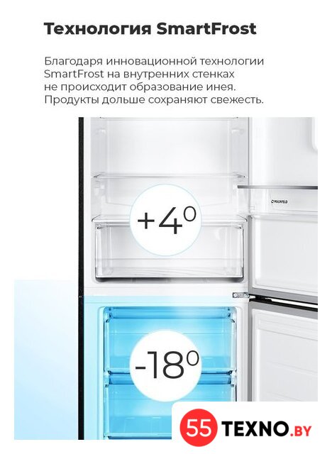 Холодильник MAUNFELD MFF185SFW - Изображение №19 — Интернет-магазин 55texno.by