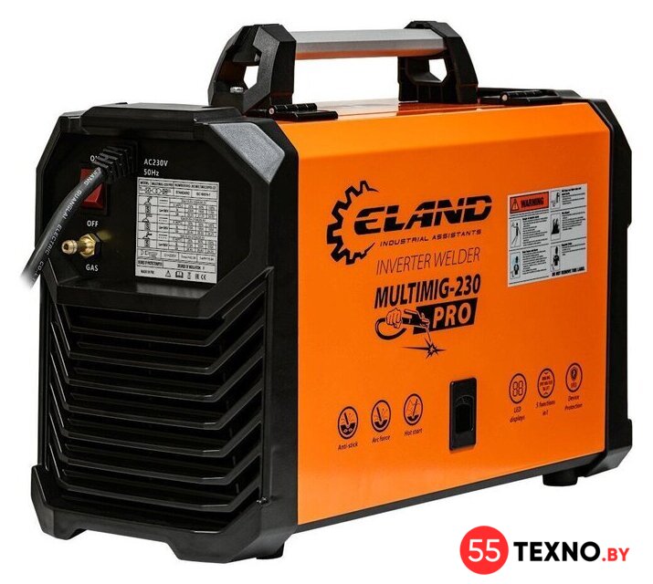Сварочный инвертор ELAND MULTIMIG-230 PRO - Изображение №4 — Интернет-магазин 55texno.by