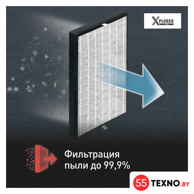 Робот-пылесос Tefal X-Plorer Serie 130AI Animal & Allergy RG9077WH - Изображение №10 — Интернет-магазин 55texno.by