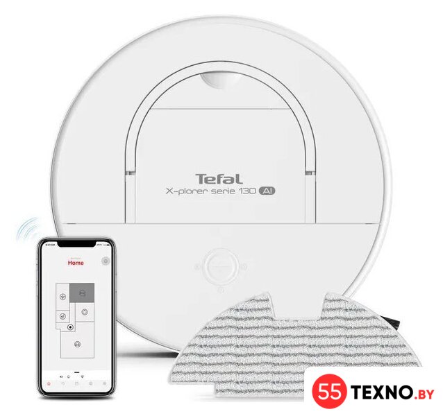 Робот-пылесос Tefal X-Plorer Serie 130AI Animal & Allergy RG9077WH - Изображение №1 — Интернет-магазин 55texno.by
