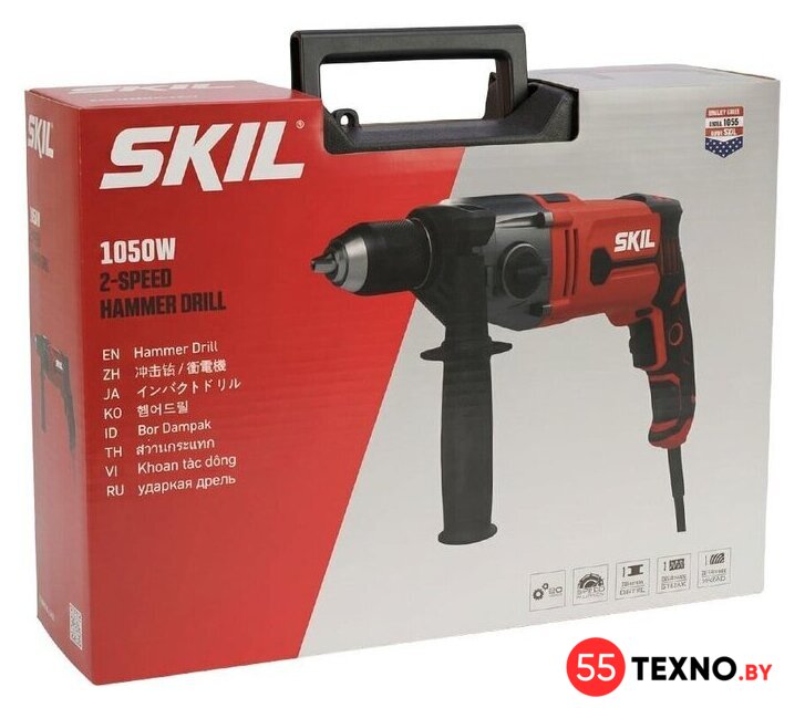 Ударная дрель Skil HD1523 HD1523SE00 (кейс) - Изображение №11 — Интернет-магазин 55texno.by