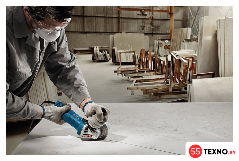Угловая шлифмашина Bosch GWS 750-125 Professional [0601394001] - Изображение №2 — Интернет-магазин 55texno.by