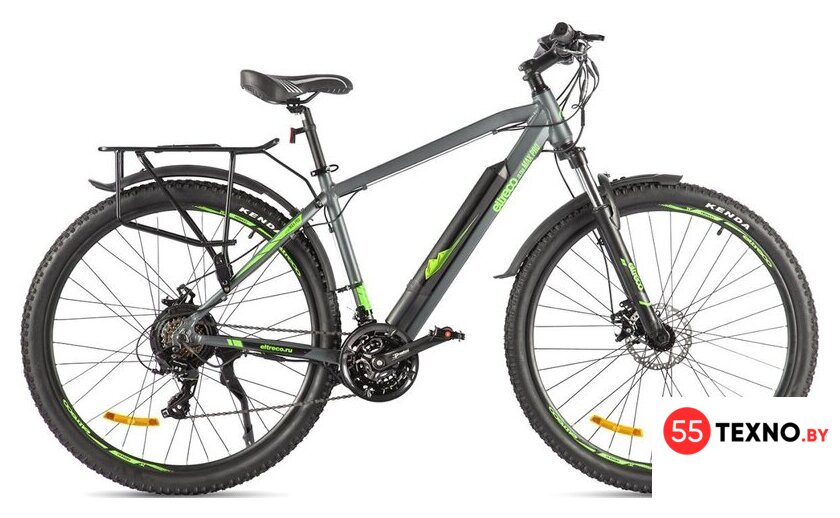 Электровелосипед Eltreco Ultra Max Pro 2022 (серый/зеленый) - Изображение №1 — Интернет-магазин 55texno.by