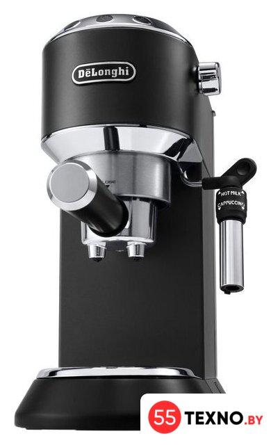Рожковая кофеварка DeLonghi Dedica EC 685.BK - Изображение №2 — Интернет-магазин 55texno.by