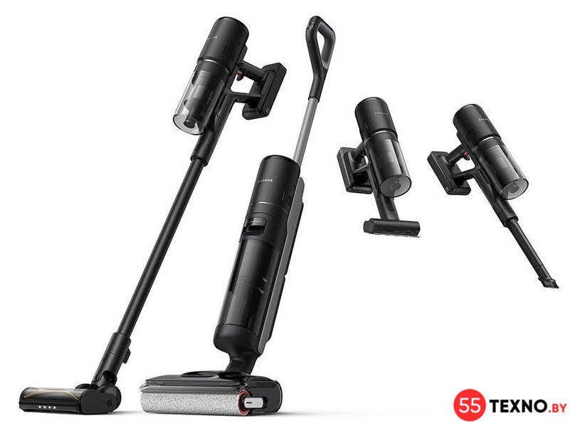 Пылесос Dreame H12 Dual FlexReach Wet and Dry Vacuum HHV31A (евровилка, черный) - Изображение №1 — Интернет-магазин 55texno.by