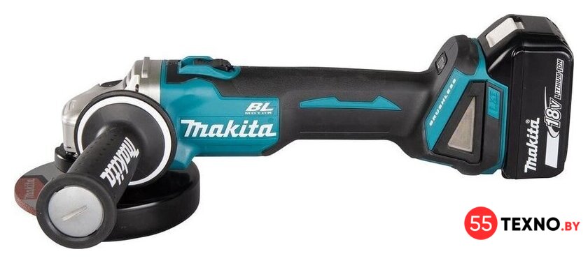 Угловая шлифмашина Makita DGA504RT (с 1-им АКБ, кейс) - Изображение №2 — Интернет-магазин 55texno.by
