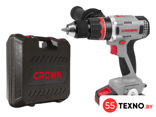 Дрель-шуруповерт Crown CT21090HMX-4 BMC (с 2-мя АКБ 4Ah, кейс) - Изображение №1 — Интернет-магазин 55texno.by