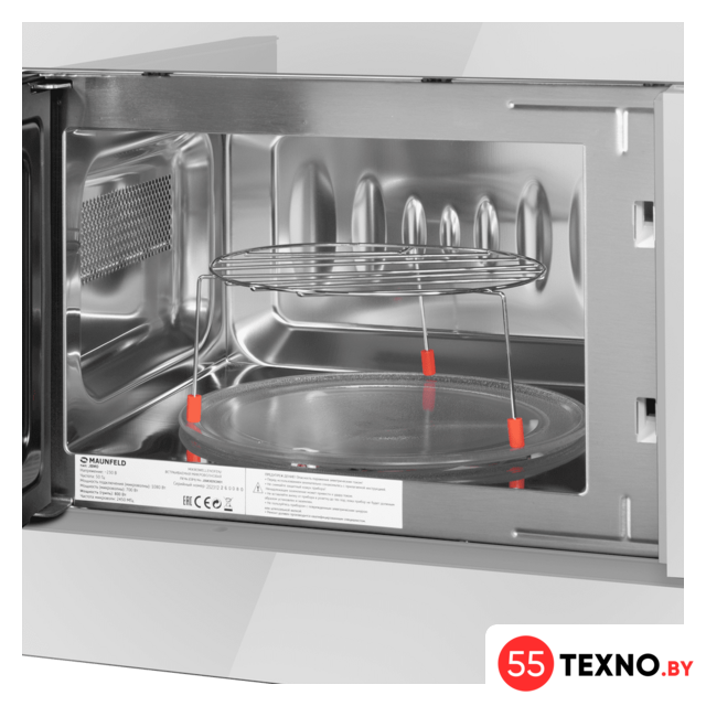 Микроволновая печь MAUNFELD JBMO820GW01 - Изображение №3 — Интернет-магазин 55texno.by