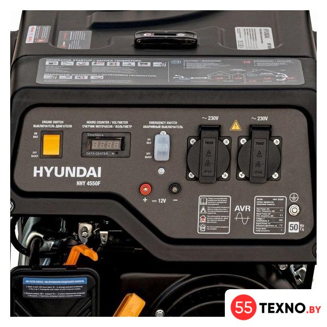 Бензиновый генератор Hyundai HHY 4550F  - Изображение №3 — Интернет-магазин 55texno.by