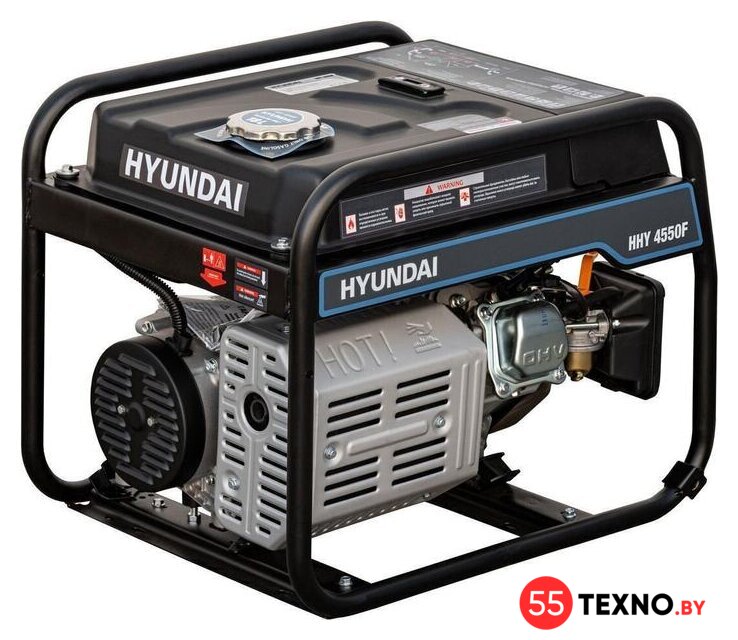 Бензиновый генератор Hyundai HHY 4550F  - Изображение №2 — Интернет-магазин 55texno.by
