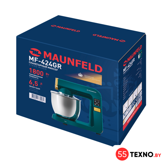 Планетарный миксер MAUNFELD MF-424GR - Изображение №10 — Интернет-магазин 55texno.by