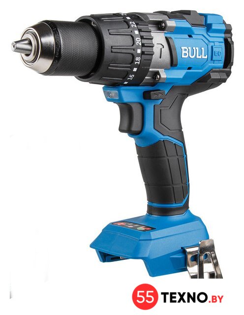 Ударная дрель-шуруповерт Bull SR 1805 (с 2-мя АКБ 4 Ah, кейс) - Изображение №2 — Интернет-магазин 55texno.by