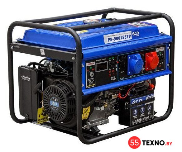 Бензиновый генератор ECO PE-9001E3FP - Изображение №1 — Интернет-магазин 55texno.by