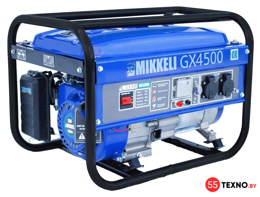 Бензиновый генератор Mikkele GX4500 - Изображение №1 — Интернет-магазин 55texno.by