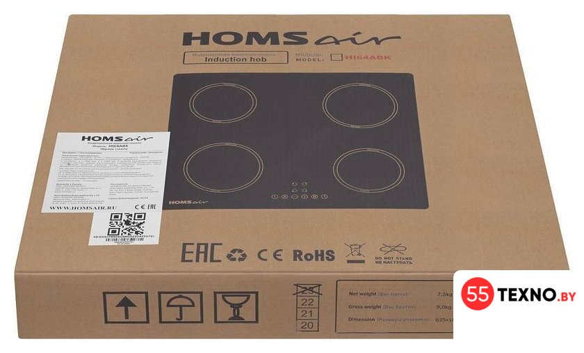 Варочная панель HOMSair HI64ABK - Изображение №11 — Интернет-магазин 55texno.by