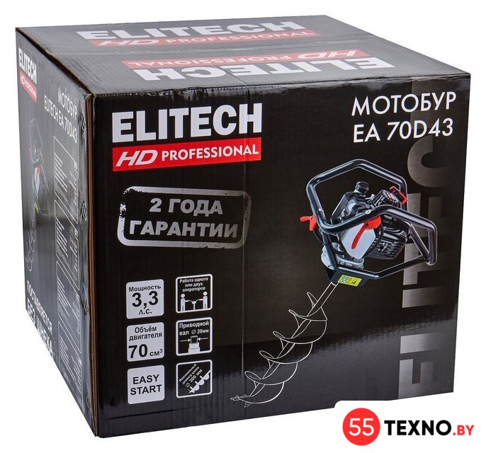 Мотобур ELITECH EA 70D43 HD - Изображение №15 — Интернет-магазин 55texno.by