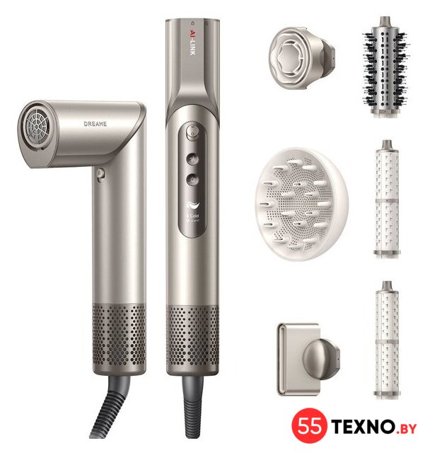 Фен Dreame Hairdryer Dazzle AZD20A (золотой) - Изображение №1 — Интернет-магазин 55texno.by