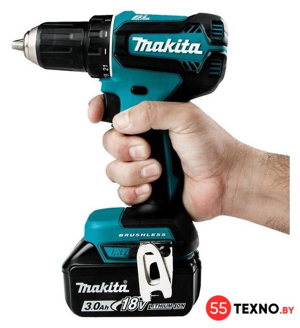 Дрель-шуруповерт Makita DDF485RFJ (с 2-мя АКБ, кейс) - Изображение №2 — Интернет-магазин 55texno.by