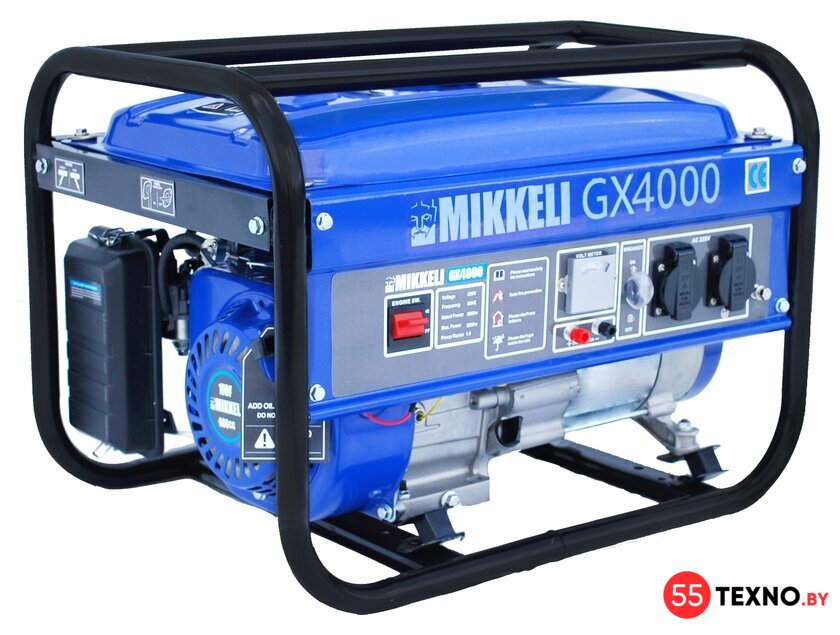 Бензиновый генератор Mikkele GX4000 - Изображение №1 — Интернет-магазин 55texno.by