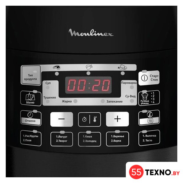 Мультиварка-скороварка Moulinex CE430832 - Изображение №2 — Интернет-магазин 55texno.by