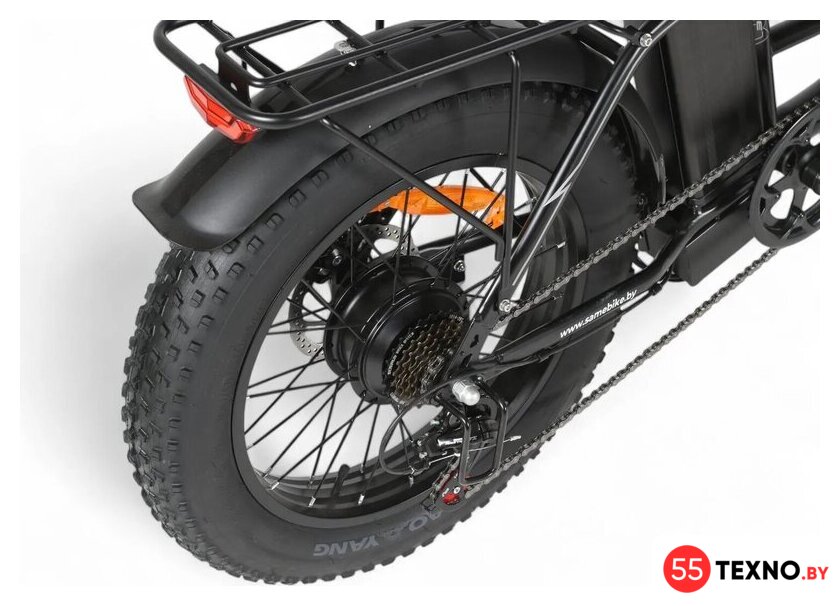 Электровелосипед SameBike FX-500 (черный) - Изображение №6 — Интернет-магазин 55texno.by
