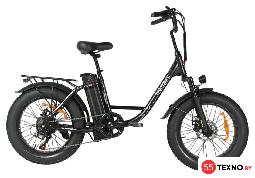 Электровелосипед SameBike FX-500 (черный) - Изображение №1 — Интернет-магазин 55texno.by
