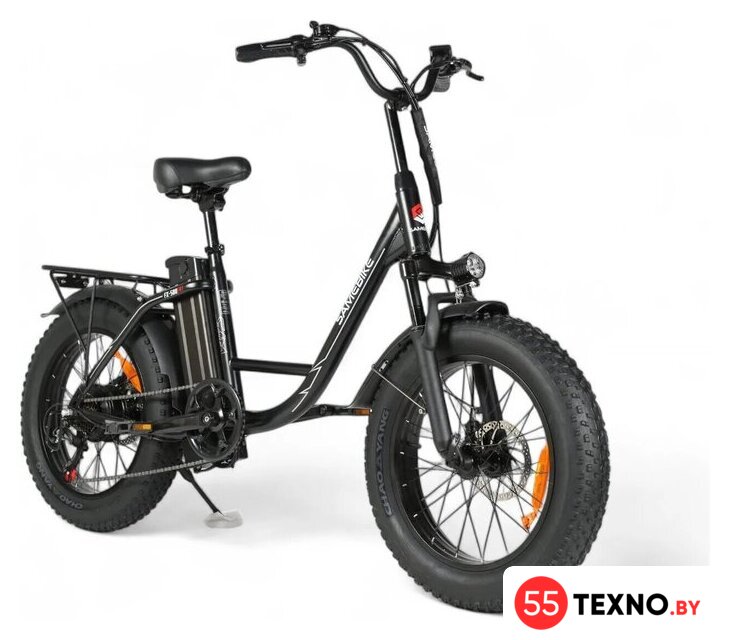 Электровелосипед SameBike FX-500 (черный) - Изображение №4 — Интернет-магазин 55texno.by