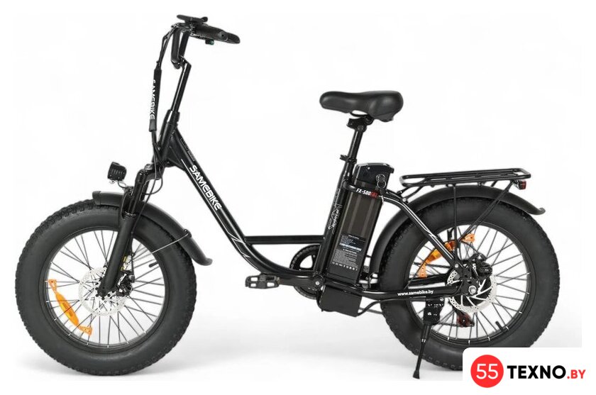 Электровелосипед SameBike FX-500 (черный) - Изображение №2 — Интернет-магазин 55texno.by