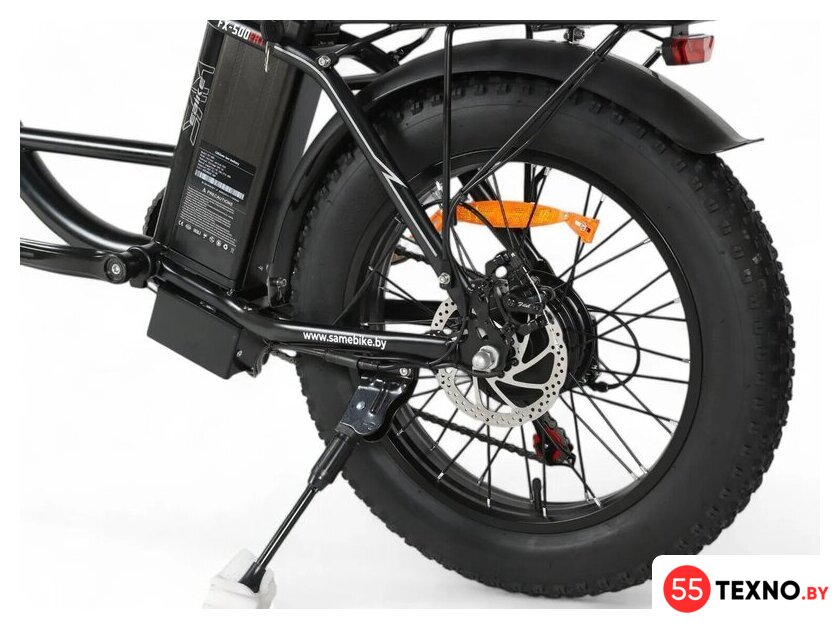 Электровелосипед SameBike FX-500 (черный) - Изображение №11 — Интернет-магазин 55texno.by