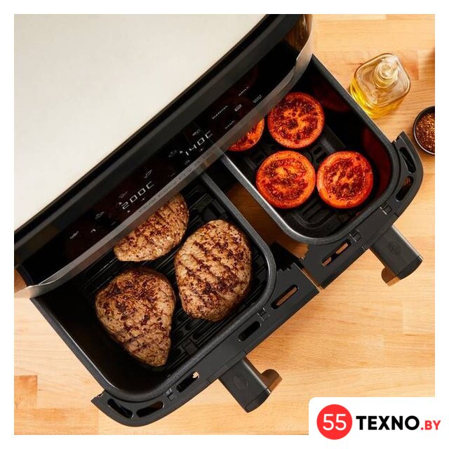 Аэрогриль (аэрофритюрница) Tefal Dual Easy Fry & Grill EY905D10 - Изображение №5 — Интернет-магазин 55texno.by